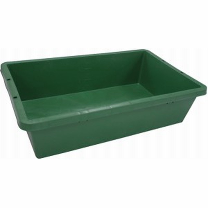 国産 プラ箱 ６０型 緑 プラスチック製 ６０リットル トロ舟 トロ箱 園芸 農業 左官用品 セメント 水槽 金魚 メダカ 通販 Lineポイント最大1 0 Get Lineショッピング