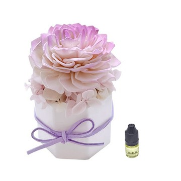 Floral M 克里斯蒂娜 香氛擴香花 附香氛油  黛安娜紫  1組