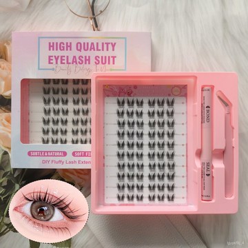 😊可可假眼睫毛😊假睫毛膠水款套裝大容量輕薄款公主睫假睫毛上鏡靈動毛型流暢自然款自貼假眼睫毛 PWP3