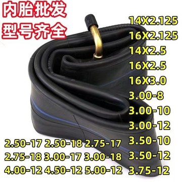 🔥臺灣出貨🔥電動車內胎三輪車內胎摩托車內胎加厚300/400/450/500-12內胎大全