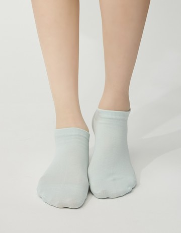 素色微分子船短襪- 寶寶藍
