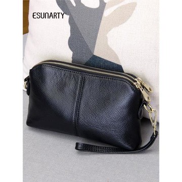 真皮女式小包包2026新款手拿單肩斜挎包高級感拉鏈手機女款手抓包