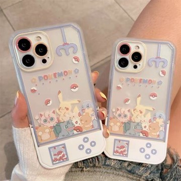 寶可夢折疊支架適用三星s22ultra手機殼硅膠卡通s23+可愛s21fe簡約潮牌s20個性note20防摔s10+全包a54/a53a33