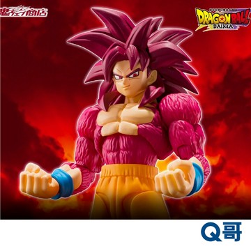 BANDAI 萬代 S.H.F 超級賽亞人 4 孫悟空 -DAIMA- 可動 SHF DAIMA 公仔 模型 人偶 Q哥