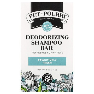 Poo-Pourri, Pet-Pourri™ 除臭香皂洗毛皂，清新爽爪香，5 盎司（141 公克）