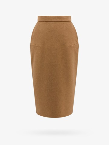 Longuette camel skirt - MAX MARA - gender_Woman