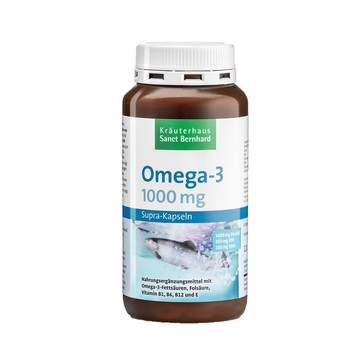 Sanct Bernhard Omega-3魚油膠囊1000mg(120粒/罐)
