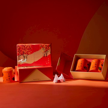 【2026新春馳光禮盒】凍頂烏龍原葉袋茶12入+金萱烏龍原葉袋茶12入-王德傳