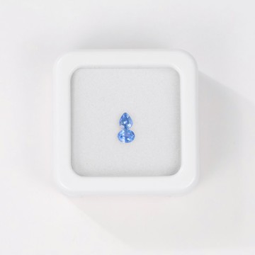 5號藍色天空藍橢圓水滴藍寶石配石組合4.5mmx3.5mm單色攔胡麻將水