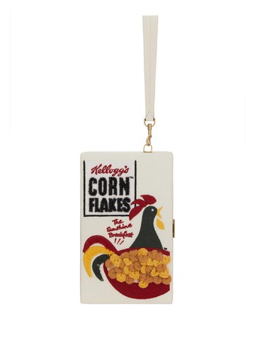 anya hindmarch clutch "cornflakes"
