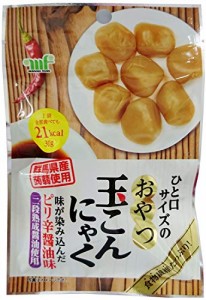 村岡食品 おやつ玉こんにゃく ピリ辛醤油味 30g×10袋