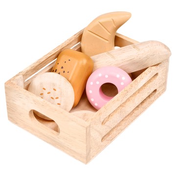 mentari 烘焙麵包木盒 適用年齡: 3歲以上  多色  1組