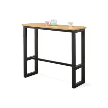 現代簡約 4尺 高版 吧台桌 寬120｜高腳餐桌｜北歐風 工業風高腳桌（仿大理石 / 木紋色）TBB036