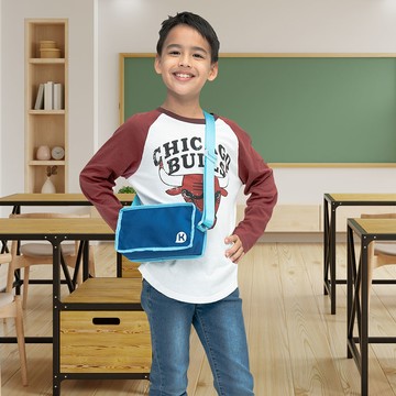 【特惠】KAGS Weekend 系列長方體斜背包 - 淘氣藍