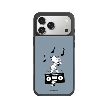 iPhone 17 Pro Max SolidX 黑 - 史努比 Snoopy - 隨音樂搖擺吧！