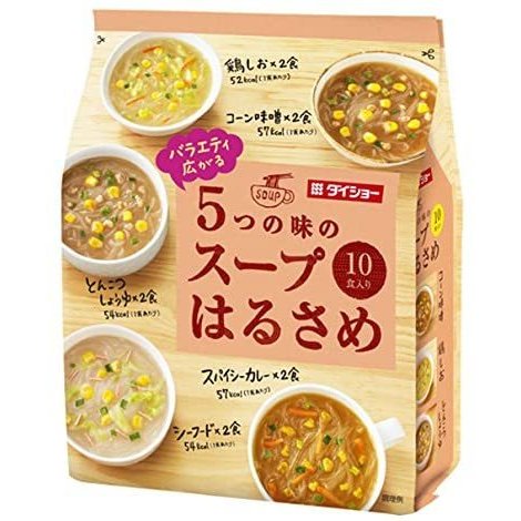 ダイショー バラエティ広がる５つの味のスープはるさめ 10食入 164.8g ★酒類・冷凍食品・冷蔵食品との混載はできません★