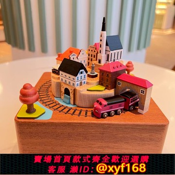 {可打統編 保固一年}臺灣jeancard秋季火車木音樂盒八音朋友生日禮物兒童節森活趣情人