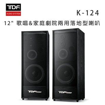 【澄名影音展場】TDF K-124 12吋 歌唱&家庭劇院兩用落地型喇叭/對