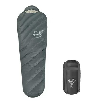 OutdoorBase 600FP 成人羽絨睡袋 灰色 右拉鍊