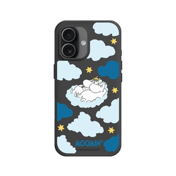 iPhone 17 SolidX 黑 - Moomin - Moomin＆歌妮-雲上小戀曲