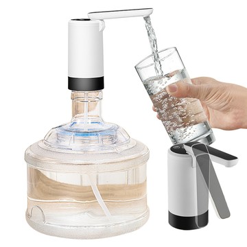 其他品牌開飲機 Vibey 折疊家用桶裝水電動抽水器 智能定量自動上水壓水器 純淨水桶飲水機給水出水器 吸水器/抽水機