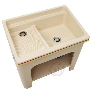 【Abis】日式防水防潮FRP玻璃纖維兩用大型81CM洗衣槽-1入