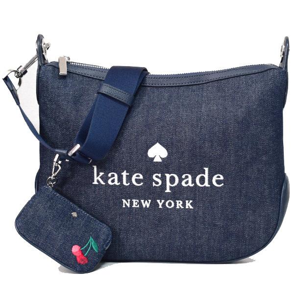 ケイトスペード バッグ katespade デニム チェリー さくらんぼ ポーチ ...