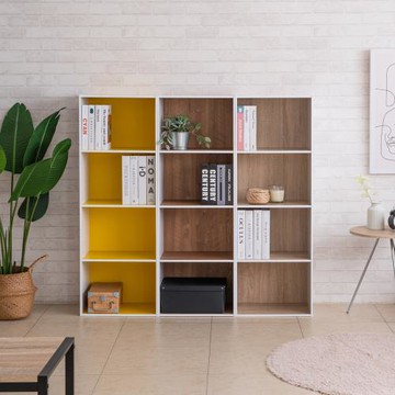 【TZUMii】彩色實用四格空櫃/四層櫃/書櫃/收納櫃/置物櫃/開放式書櫃-多色可選