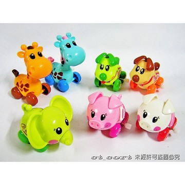 發條動物 章魚/長頸鹿/豬/大象/恐龍 玩具 幼兒玩具 發條玩具 懷舊童玩 傳統童玩