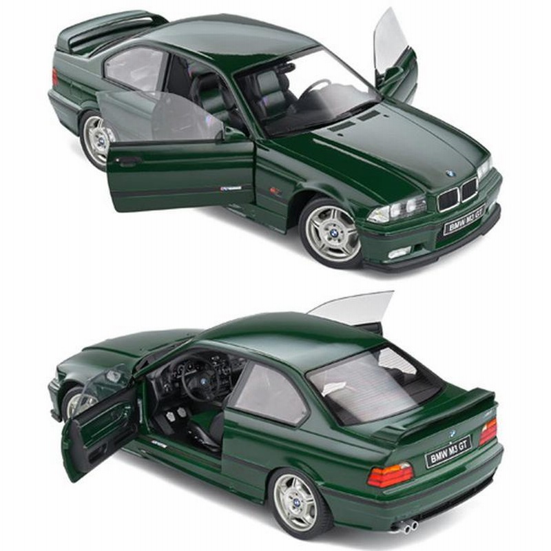 SOLIDO 1/18 BMW E36 クーペ M3 GT 1995 (グリーン) 完成品ダイ