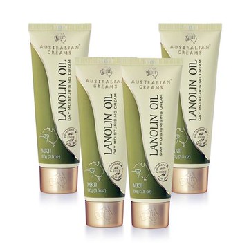 【澳洲 G&M】MKII金蓋綿羊油滋潤日霜護手霜(4入組 100g/支) 即期品-2026年10月到期