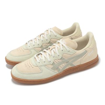 Asics 休閒鞋 Skyhand OG 男鞋 女鞋 米 綠 膠底 復古手球鞋 亞瑟士 1203A452251