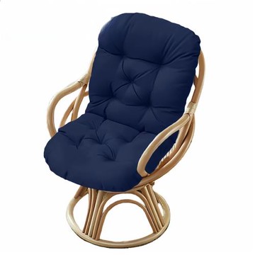 跨境亞馬遜TEMU專供戶外防水面料搖椅高背連體靠墊吊床木瓜椅墊花