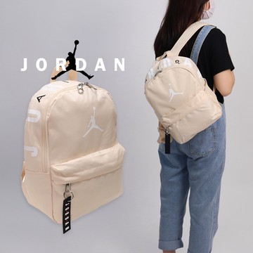 Nike 後背包 Air Jordan Mini 奶油白 喬丹 小包 包包 小後背 休閒 穿搭 水瓶側袋 JD2213008TD-008