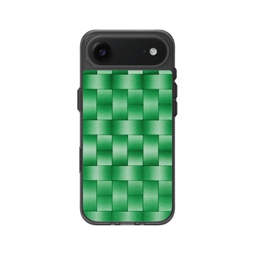iPhone Air Clear (相機按鈕) 酷墨灰 - Arnaud Pfeffer - 綠色編織