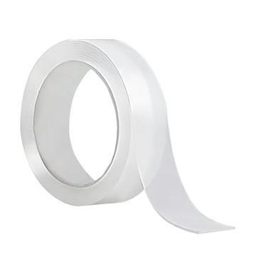 KANDO 感動 魔術無痕膠帶 超高黏性 雙面黏貼 透明無痕 可重複使用  透明  1捲