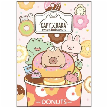 水豚 25K方格筆記本A