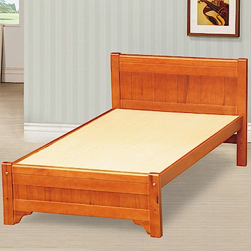 AS DESIGN雅司家具-尤金3.5尺實木床台-112x199x85cm