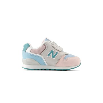 【NEW BALANCE】1996 童鞋 小童 灰粉藍色 麂皮 緩震 透氣 運動 休閒鞋 I9963WJ