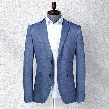 [米蘭精品] 西裝外套休閒西服-雅痞顯瘦挺闊春秋男外套74eb17