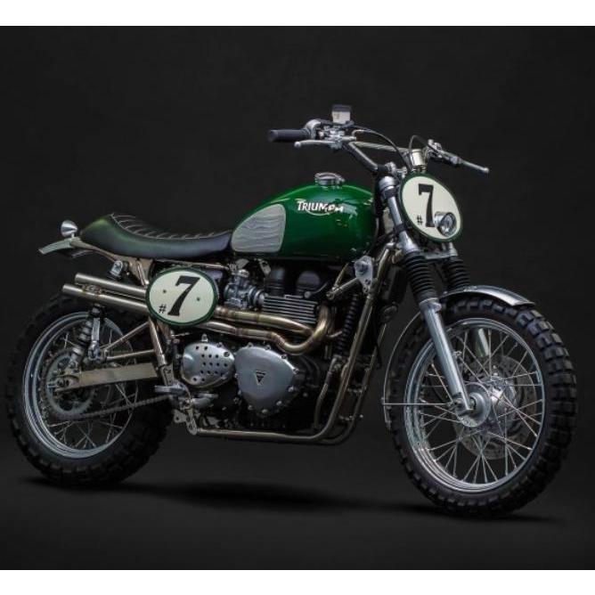 トライアンフ 空冷 ボンネビル T100 スクランブラー ハンドルバー