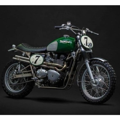 スクランブラー ハンドル トライアンフ(TRIUMPH) 純正  バイク 部品 ボンネビルT100 コケキズ無し 曲がり無し そのまま使える 車検 Genuine:22204274