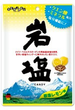 Senjakuame rock salt candy lemon flavor 85g