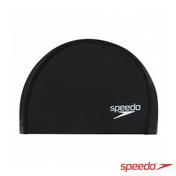 SPEEDO 官方旗艦店  成人合成泳帽 Ultra Pace 黑