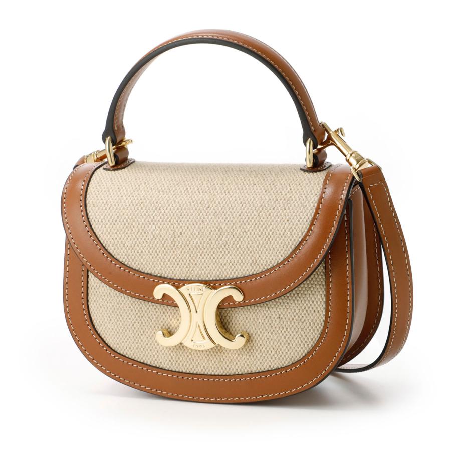 セリーヌ CELINE ハンドバッグ 2WAY MINI BESACE TRIOMPHE ショルダーバッグ ベージュ レディース  10k50-2fa3-02nt | LINEブランドカタログ