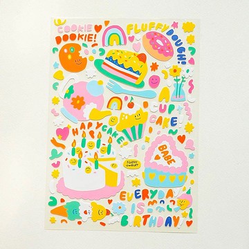 天天都是生日貼紙