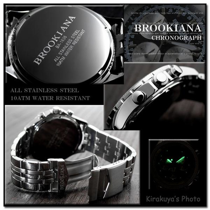 定価189000円BROOKIANA 時計
