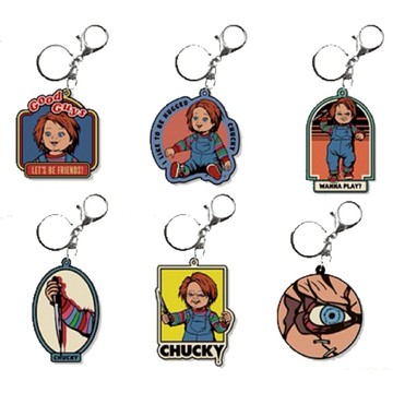 【野獸國】鬼娃恰吉系列 刺繡鑰匙圈 恰吉 盲抽套組(6入)