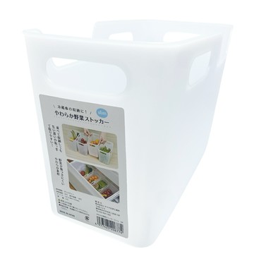 HIMARAYA 軟式整理籃 206774 3入組  25.5 x 17 x 11.5cm  窄版  1組  白色