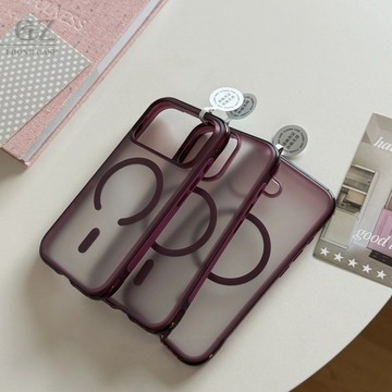 【磁吸充電 氣囊防摔】iphone 18promax 磨砂磁吸手機殼 蘋果18pro 17pro max 手機殼 防摔殼